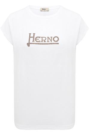 Хлопковая футболка Herno