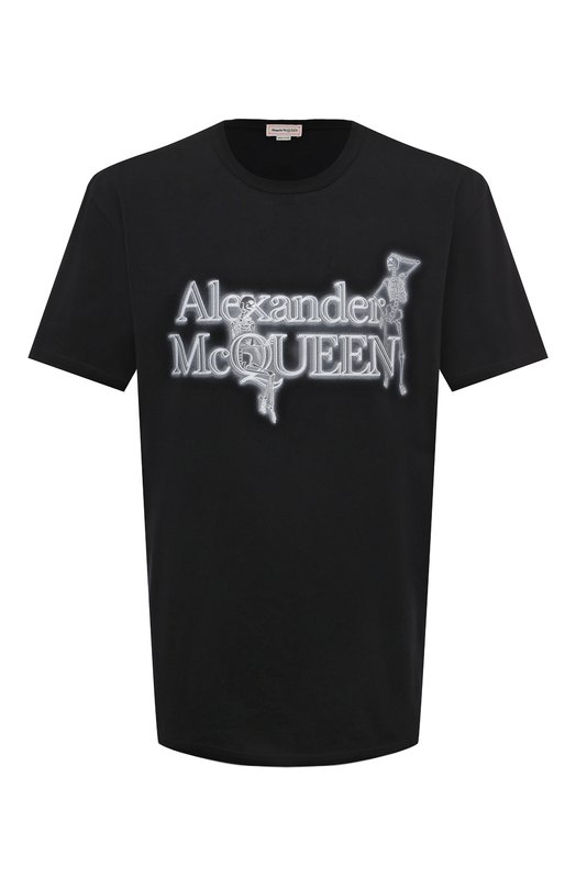 Где купить Хлопковая футболка Alexander McQueen Alexander McQueen 