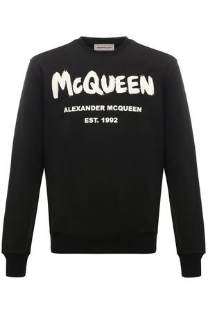 Хлопковый свитшот Alexander McQueen