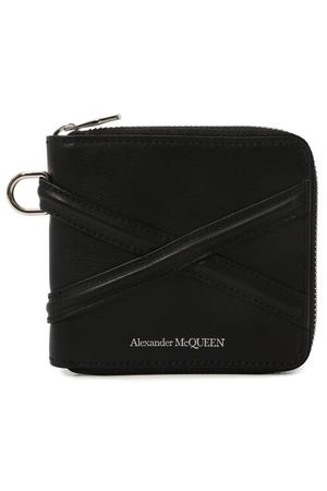 Кожаное портмоне Alexander McQueen