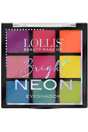 LOLLIS Тени для век Bright Neon Eyeshadow 9 Colors