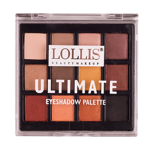 Где купить LOLLIS Тени для век Ultimate Eyeshadow Palette 12 Colors LOLLIS 