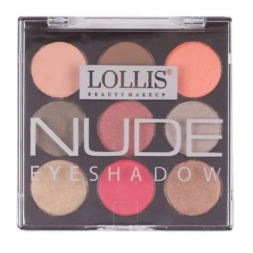 Где купить LOLLIS Тени для век Eyeshadow Palette Nude 9 LOLLIS 