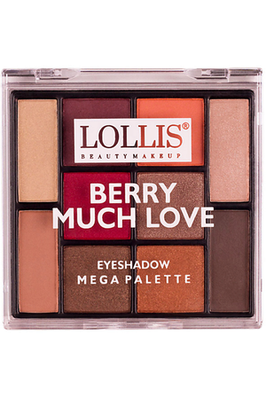 LOLLIS Тени для век Berry Much Love Eyeshadow Palette 10 Colors