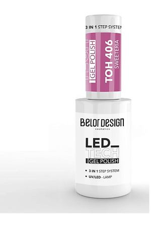 BELOR DESIGN Лак-гель для ногтей Led Tech 3в1