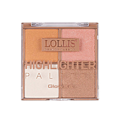 Где купить LOLLIS Хайлайтер для лица 4 Colors Highlighter Glow Kit LOLLIS 