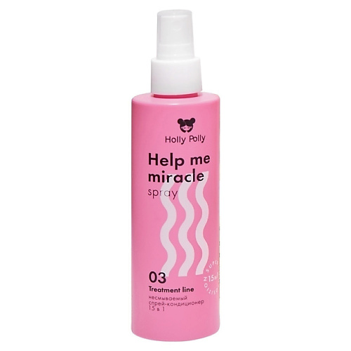 Где купить HOLLY POLLY Несмываемый спрей-кондиционер 15в1 Help me miracle spray 200.0 Holly Polly 