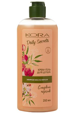 KORA Daily Secrets Крем-гель для душа Сладкий персик 250.0