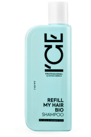 ICE BY NATURA SIBERICA Шампунь для сухих и повреждённых волос Refill My Hair Bio Shampoo