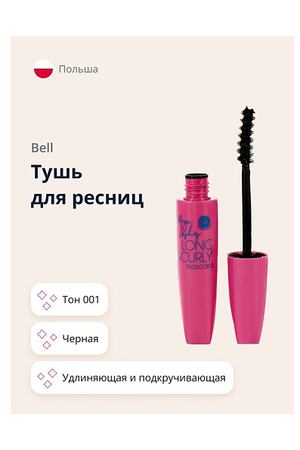 BELL Тушь для ресниц MEGA LASHES LONG & CURLY MASCARA  удлиняющая и подкручивающая