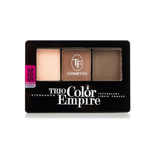 Где купить TF Тени для век Трехцветные компактные Trio Empire Color Eyeshadow TF 