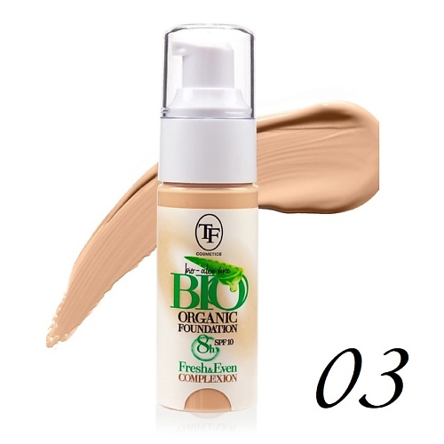 Где купить TF Крем тональный BIO ORGANIC Foundation SPF10 TF 