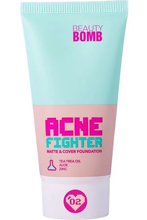 BEAUTY BOMB Тональный крем Matte & cover foundation "ACNE FIGHTER"