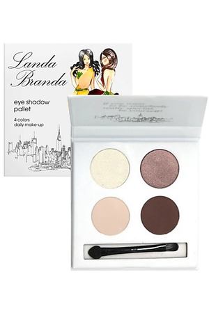 LANDA BRANDA Палетка теней 4 тона (natural shine)