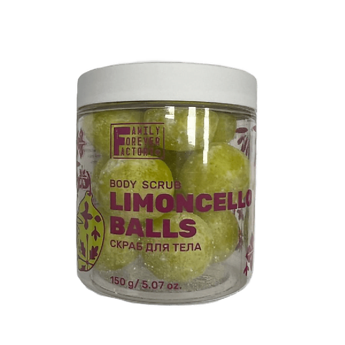 Где купить FAMILY FOREVER FACTORY Скраб для тела "LIMONCELLO BALLS" Hand Made 150.0 Family Forever Factory 