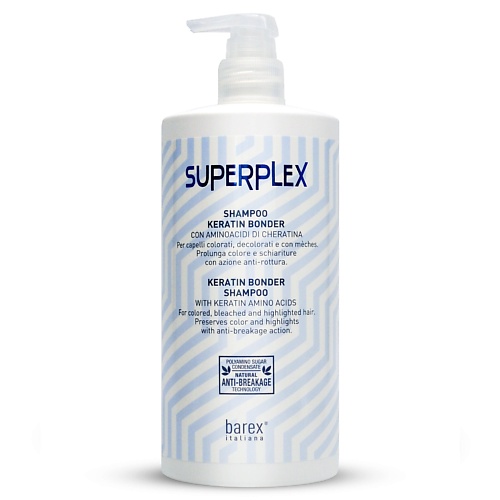 Где купить BAREX Шампунь кератин бондер Shampoo keratin bonder, SUPERPLEX 750.0 Barex 