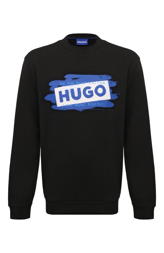 Где купить Хлопковый свитшот HUGO Blue HUGO Blue 