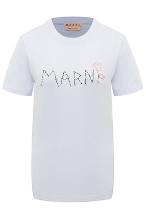 Хлопковая футболка Marni