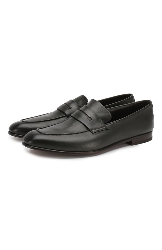 Где купить Кожаные пенни-лоферы Zegna Zegna 