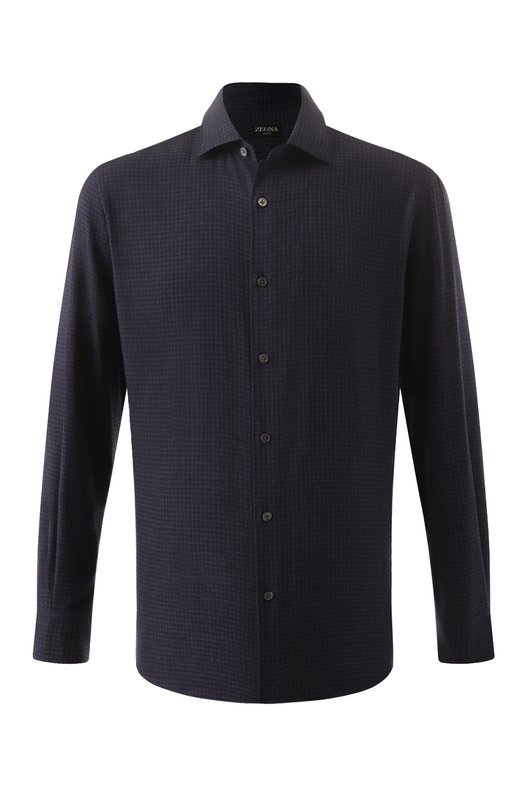 Где купить Рубашка из хлопка и кашемира Zegna Zegna 