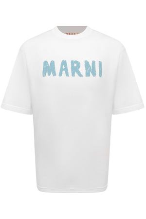 Хлопковая футболка Marni