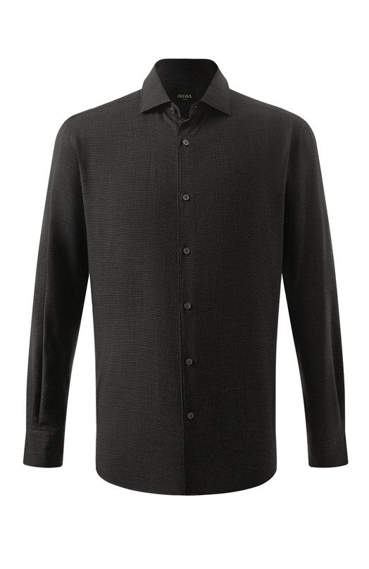 Где купить Рубашка из хлопка и кашемира Zegna Zegna 