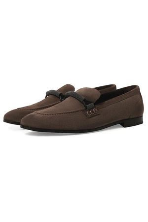 Замшевые лоферы Brunello Cucinelli