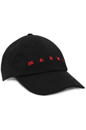 Хлопковая бейсболка Marni