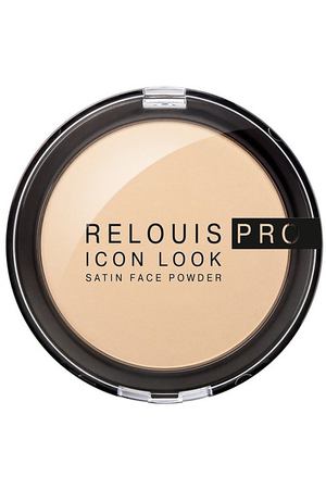 RELOUIS Пудра компактная для лица ICON LOOK SATIN FACE POWDER