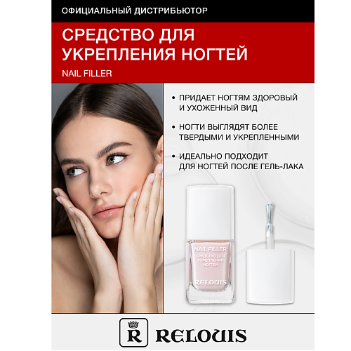 Где купить RELOUIS Средство для укрепления ногтей Nail Filler 11.0 Relouis 