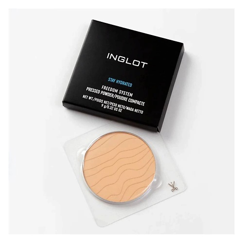 Где купить INGLOT Пудра компактная для лица Freedom stay hydrated минеральная Inglot 