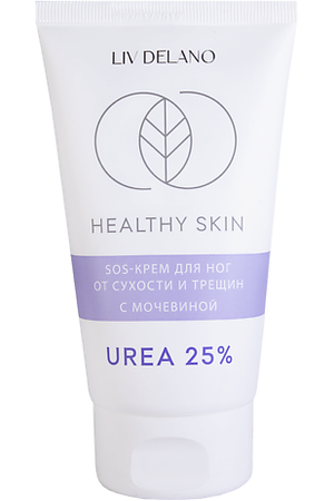 LIV DELANO Крем для ног SOS от сухости и трещин с мочевиной 25% HEALTHY SKIN 150.0