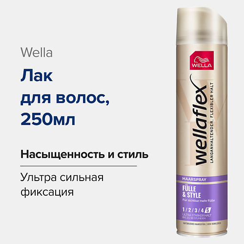 Где купить WELLA Лак для волос Fulle & Style, Полнота и стиль 250.0 Wella 