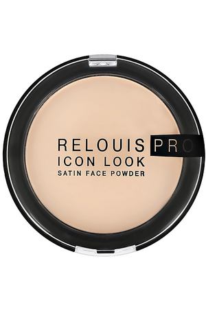 RELOUIS Пудра компактная для лица ICON LOOK SATIN FACE POWDER