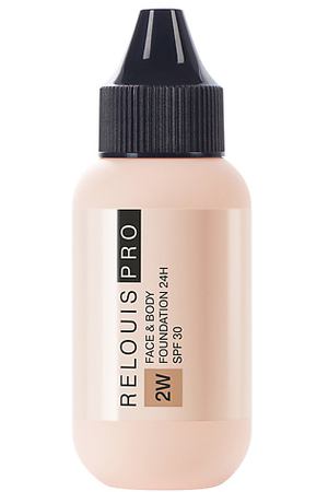 RELOUIS Крем тональный для лица FACE&BODY FOUNDATION 24H SPF30