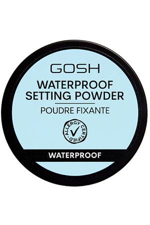 GOSH Пудра для лица рассыпчатая водостойкая прозрачная Waterproof Setting Powder