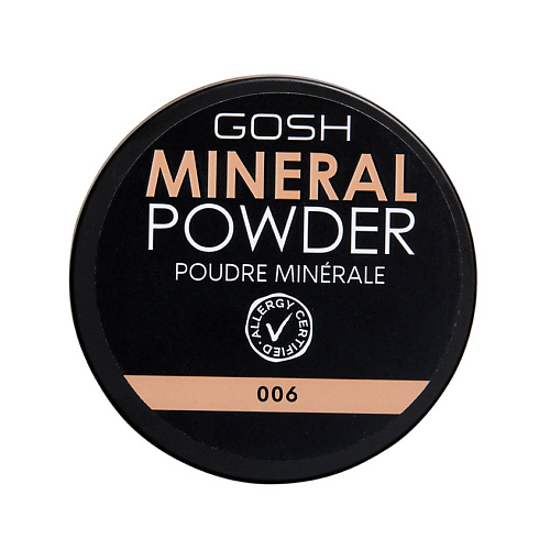 Где купить GOSH Пудра для лица минеральная Mineral Powder Gosh 