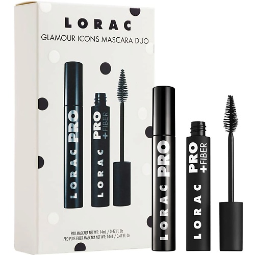 Где купить LORAC Набор Тушь для ресниц PRO Mascara и Тушь для ресниц PRO Plus Fiber Mascara Lorac 