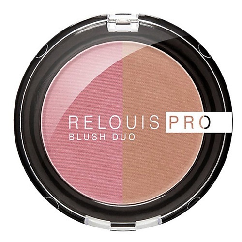 Где купить RELOUIS Румяна для лица BLUSH DUO компактные Relouis 