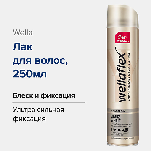 Где купить WELLA Лак для волос Glanz & Halt, Блеск и фиксация 250.0 Wella 