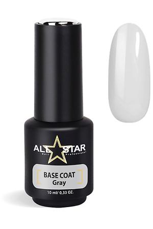 ALL STAR PROFESSIONAL Пластичная цветная база для ногтей BASE COAT "Red"