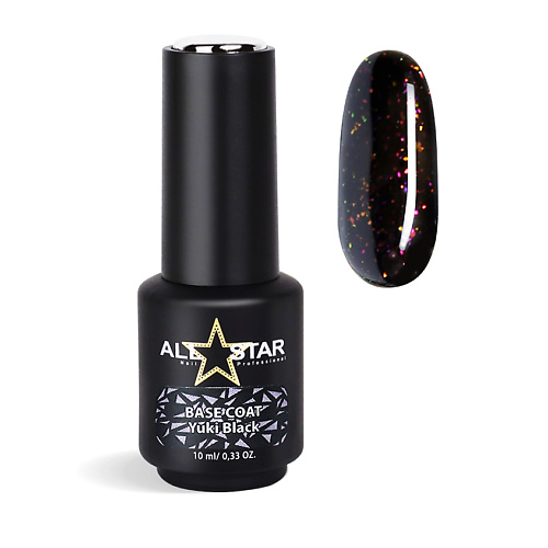 Где купить ALL STAR PROFESSIONAL Пластично-жесткое базовое покрытие, BASE COAT "Yuki Black" All Star Professional 