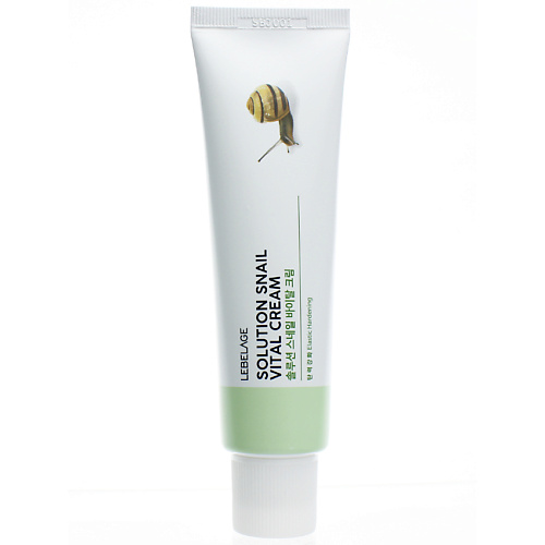 Где купить LEBELAGE Пептидный крем для лица с Улиточным Муцином Solution Snail Vital Cream 50.0 Lebelage 