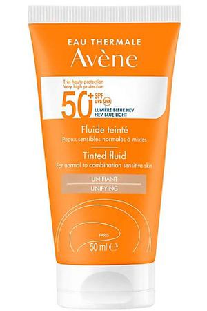 AVENE Флюид для лица солнцезащитный тонирующий SPF50 Tinted Fluid