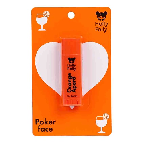 Где купить HOLLY POLLY Poker Face Бальзам для губ Orange Apero Holly Polly 