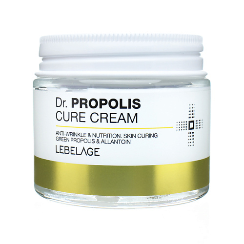 Где купить LEBELAGE Крем для лица с Прополисом антивозрастной Питающий Dr. Propolis Cure Cream 70.0 Lebelage 