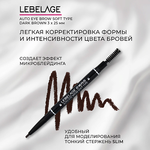 Где купить LEBELAGE Автоматический карандаш для бровей Auto Eye Brow Soft Type Lebelage 