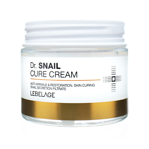 Где купить LEBELAGE Крем для лица с Муцином улитки антивозрастной Dr. Snail Cure Cream 70.0 Lebelage 