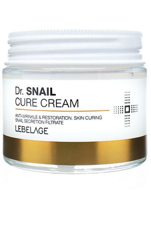 LEBELAGE Крем для лица с Муцином улитки антивозрастной Dr. Snail Cure Cream 70.0