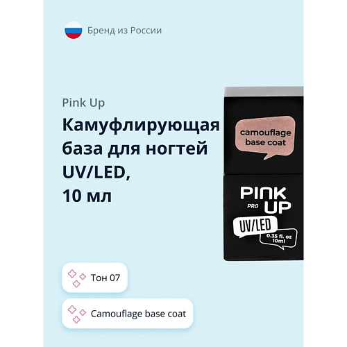 Где купить PINK UP Камуфлирующая база для ногтей UV/LED PRO Pink Up 